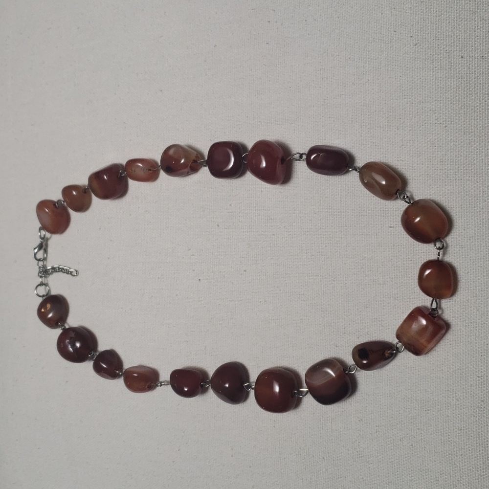 Faux Agate Necklace